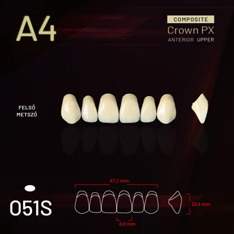 Yamahachi Composit Crown felső metsző A4 O51S