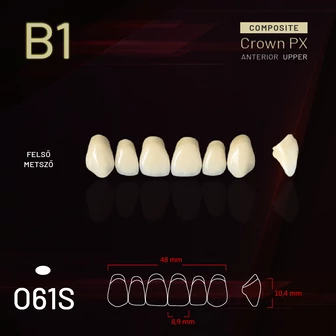 Yamahachi Composit Crown felső metsző B1 O61S