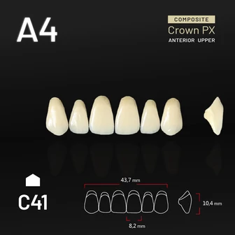 Yamahachi Composit Crown felső metsző A4 C41