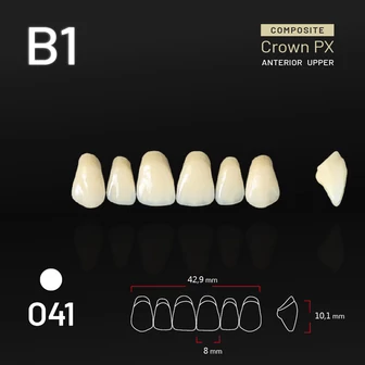 Yamahachi Composit Crown felső metsző B1 O41