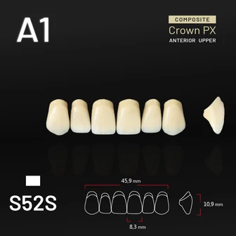 Yamahachi Composit Crown felső metsző A1 S52S