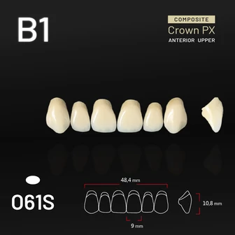 Yamahachi Composit Crown felső metsző B1 O61S