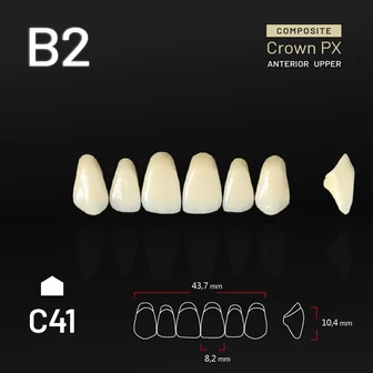 Yamahachi Composit Crown felső metsző B2 C41