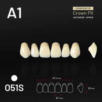 Yamahachi Composit Crown felső metsző A1 O51S