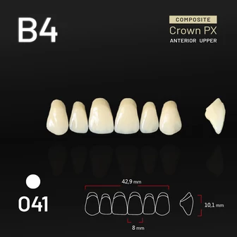 Yamahachi Composit Crown felső metsző B4 O41 Yamahachi Composit Crown felső metsző B4 O41