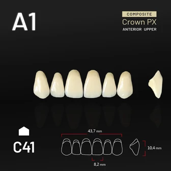 Yamahachi Composit Crown felső metsző A1 C41