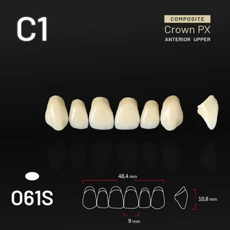 Yamahachi Composit Crown felső metsző C1 O61S