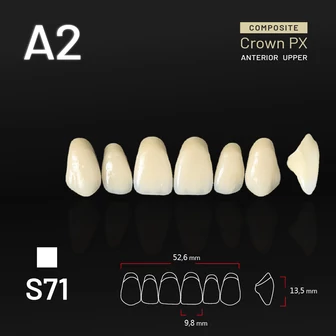 Yamahachi Composit Crown felső metsző A2 S71