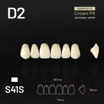 Yamahachi Composit Crown felső metsző D2 S41S