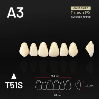 Yamahachi Composit Crown felső metsző A3 T51S