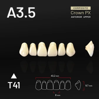 Yamahachi Composit Crown felső metsző A3,5-T41