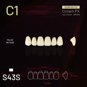 Yamahachi Composit Crown felső metsző C1-S43S