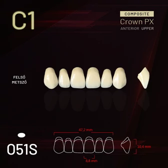 Yamahachi Composit Crown felső metsző C1 O51S