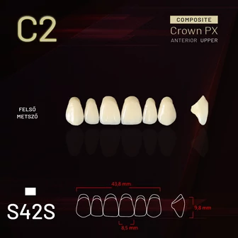 Yamahachi Composit Crown felső metsző C2 S42S