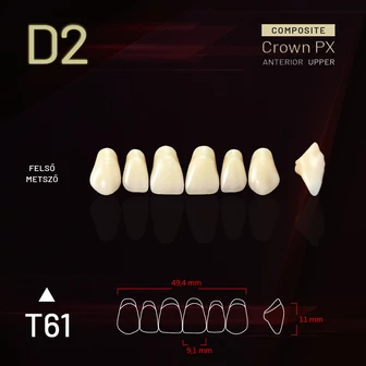 Yamahachi Composit Crown felső metsző D2-T61