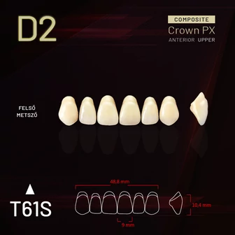 YM Composit Crown Felső metsző D2-T61S