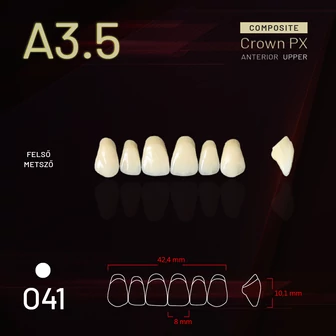 Yamahachi Composit Crown felső metsző A3,5 O41