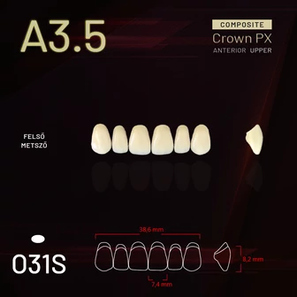 Yamahachi Composit Crown felső metsző A3,5 O31S