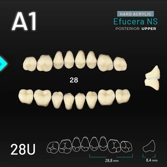 Yamahachi Akril Efucera NS felső rágó A1-28U