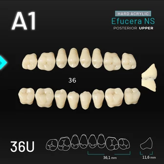 Yamahachi Akril Efucera NS felső rágó A1-36U