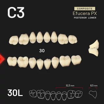 Yamahachi Composit EFUCERA alsó rágó C3 30L