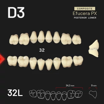 Yamahachi Composit EFUCERA alsó rágó D3 32L