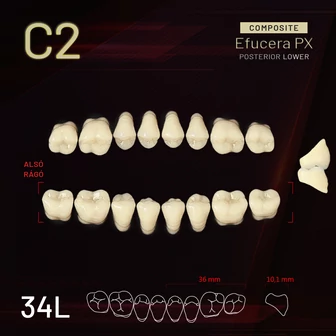 Yamahachi Composit EFUCERA alsó rágó C2 34L