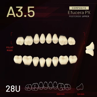 Yamahachi Composit EFUCERA felső rágó A3,5 28U
