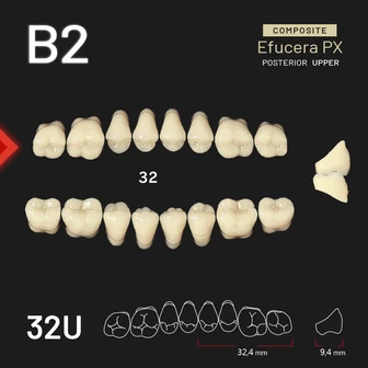 Yamahachi Composit EFUCERA felső rágó B2 32U