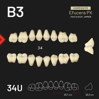 Yamahachi Composit EFUCERA felső rágó B3 34U