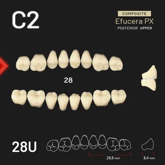 Yamahachi Composit EFUCERA felső rágó C2 28U