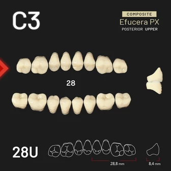 Yamahachi Composit EFUCERA felső rágó C3 28U