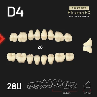 Yamahachi Composit EFUCERA felső rágó D4 28U