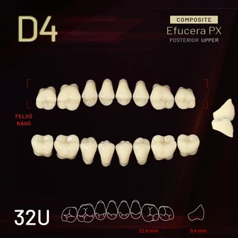 Yamahachi Composit EFUCERA felső rágó D4 32U