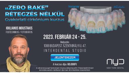 "ZERO BAKE" - Rétegzés nélkül kurzus 2023.02.24-25.
