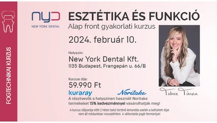 Kurzus - Esztétika és funkció - Alap front gyakorlati kurzus