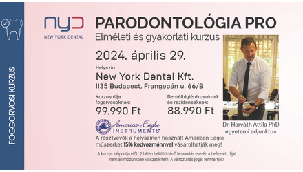Kurzus - Parodontológia Pro - Elméleti és gyakorlati kurzus