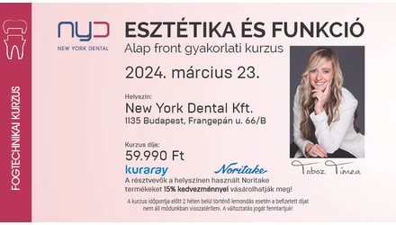 Kurzus - Esztétika és funkció - Alap front gyakorlati kurzus
