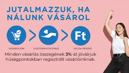 Elindult hűségpont rendszerünk!
