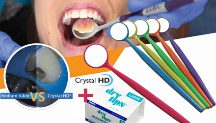 ZIRC Crystal Clear tükör készlethez 1 doboz Dry Tips