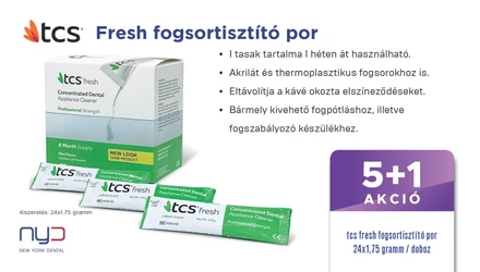 tcs fresh fogsortisztító por promóció
