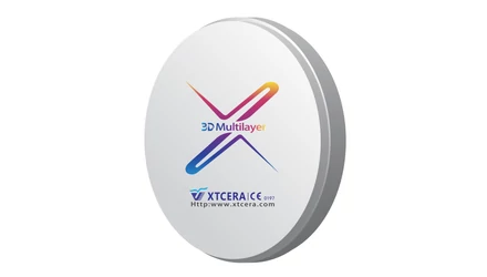 XTCERA 3D Multilayer Zirconia Block – Colors and Layers in Perfect Harmony!