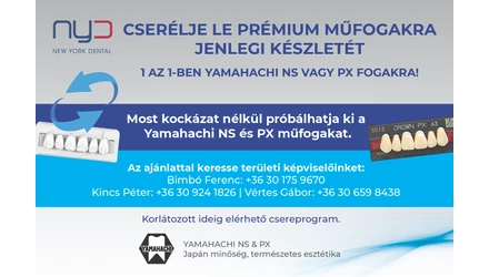 Cserélje le meglévő műfogkészletét prémium Yamahachi műfogakra!