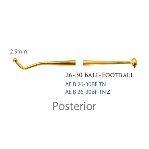 Fogászati műszer Composite Plastic Filling - Dr. Mopper Serie 26-30 Ball-Football Posterior, acél markolattal