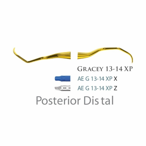 Fogászati műszer Gracey Standard 13-14 Posterior Distal, with stainless steel handle 26  fém nyéllel