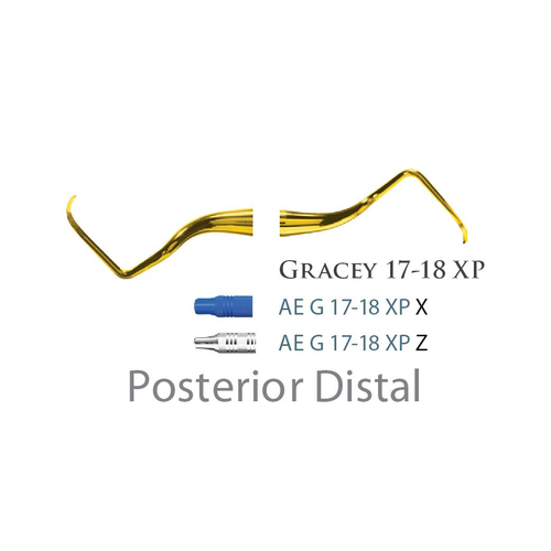 Fogászati műszer Gracey Standard 17-18 Posterior Distal, with stainless steel handle 26  fém nyéllel