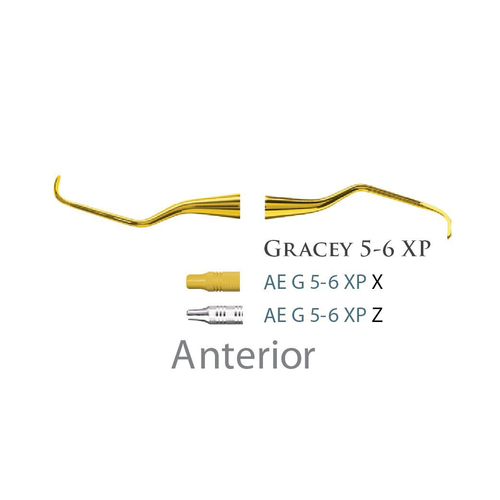 Fogászati műszer Gracey Standard 5-6 Anterior, with stainless steel handle 26  fém nyéllel