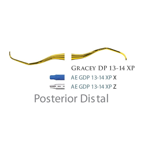 Fogászati műszer XP Gracey +3 Deep Pocket 13-14, with plastic handle 27  plasztik nyéllel