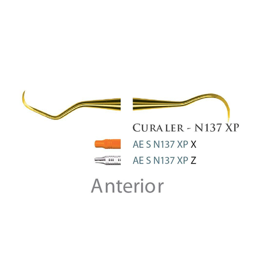 Fogászati műszer XP Scaler Curaler - N 137 Anterior, plasztik nyéllel