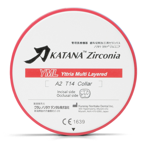 Katana Zirconia YML 14 mm A1